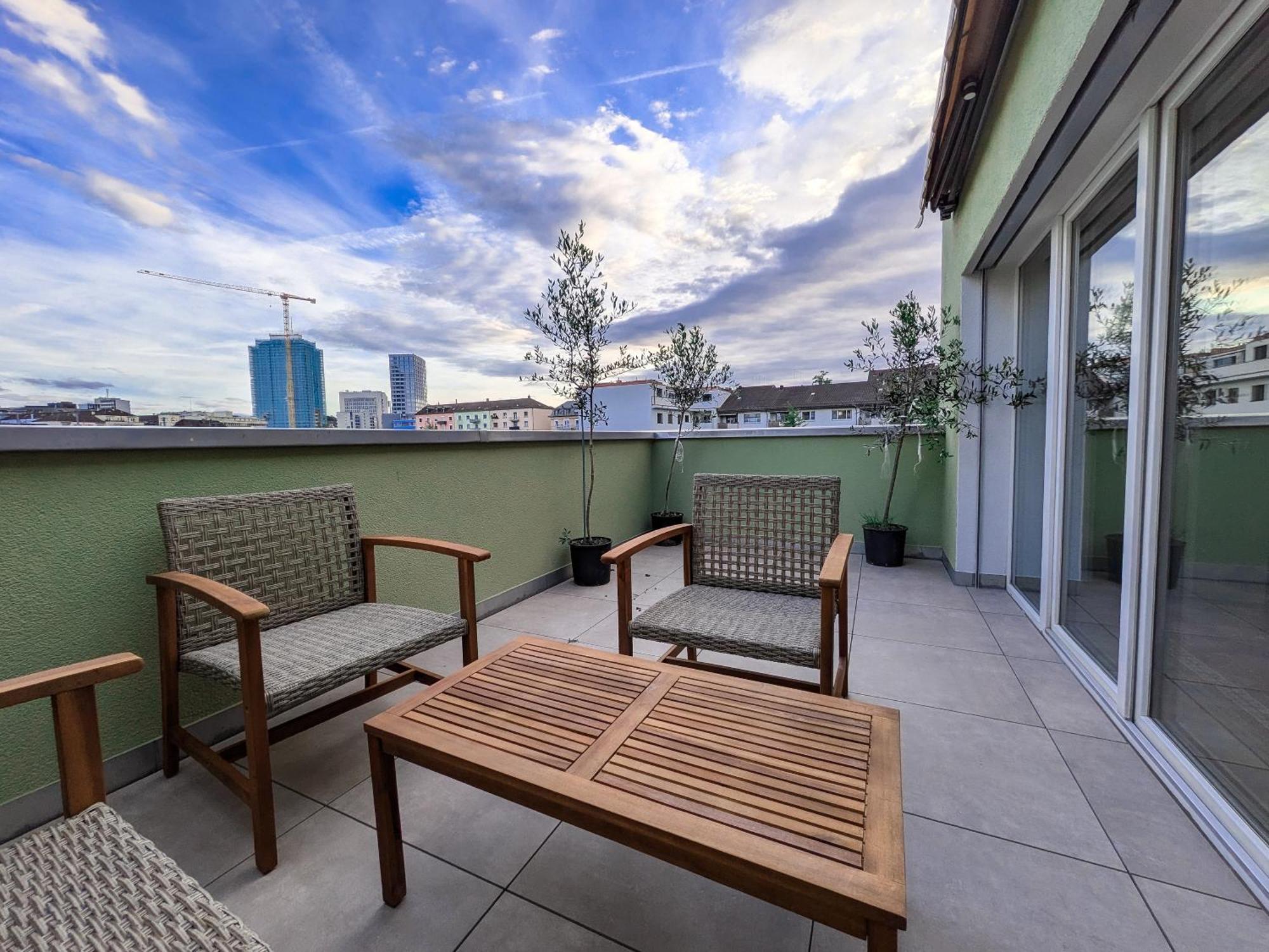 Skyline Rooftop Suite With 2 Balconies -401- Цюрих Екстер'єр фото